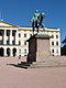 Karl Johan - Ruotsin ja Norjan kuningas 1818 - 1844. Kuninkaanlinnan edessÃ¤.