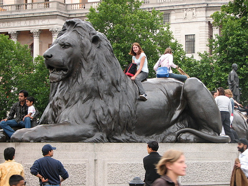 Trafalgar Squaren leijona