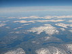 Flying above mainland Norway