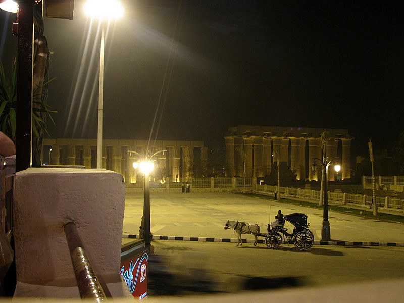 Luxor Temple by Night
