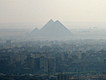 The Pyramids seen from Cairo Tower