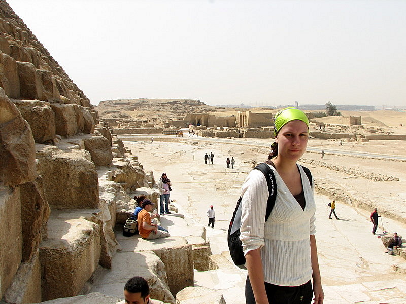 Maria at The Pyramids