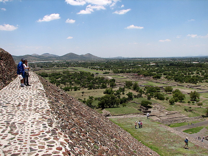 View from Pyramid of The Sun